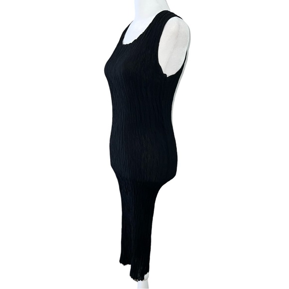 EVOL New York Women’s Black Sleeveless Crinkled Dress Size Small - Picture 6 of 8